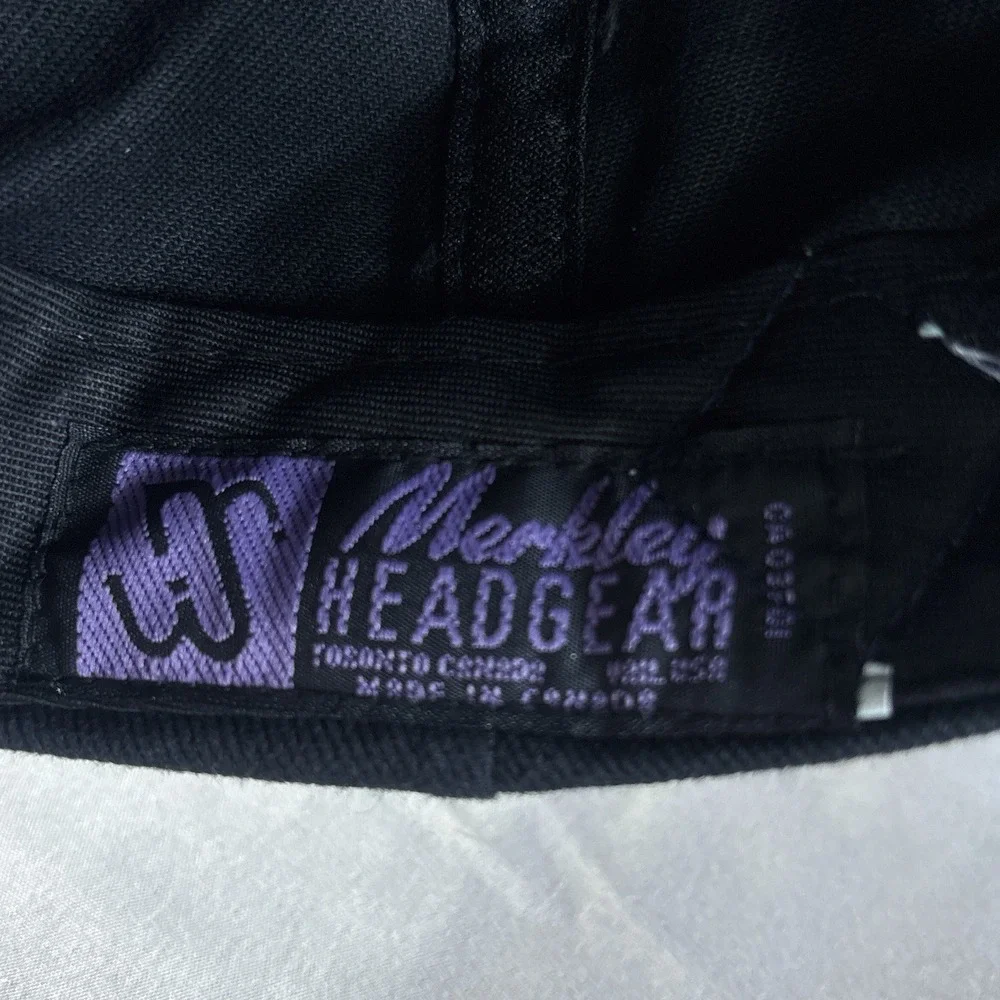 Vintage Vail 99 Strap Back Hat Merkley Alpine World Ski‎ Championships Black